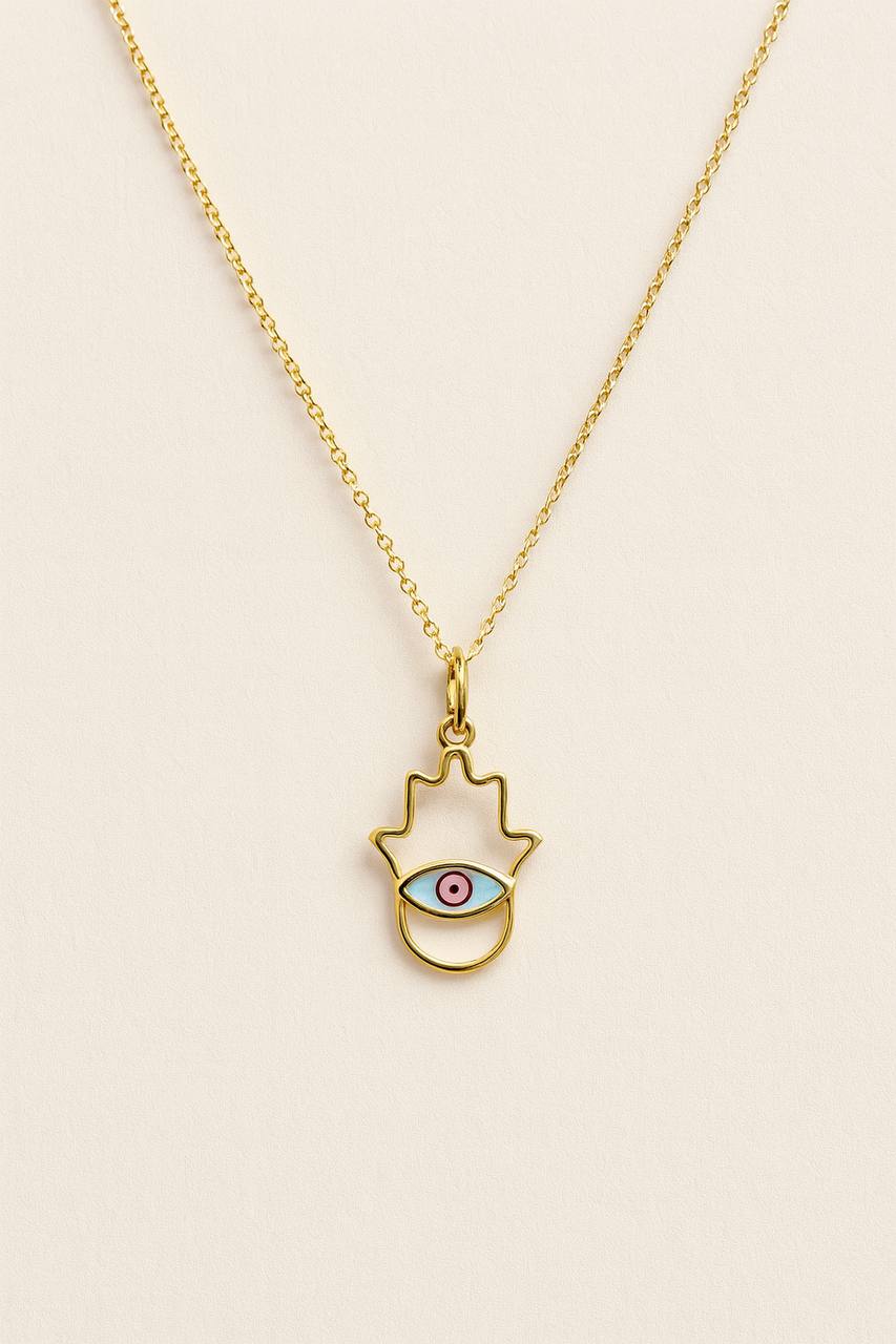 MandalaGo Hamsa Eye Pendant Charm